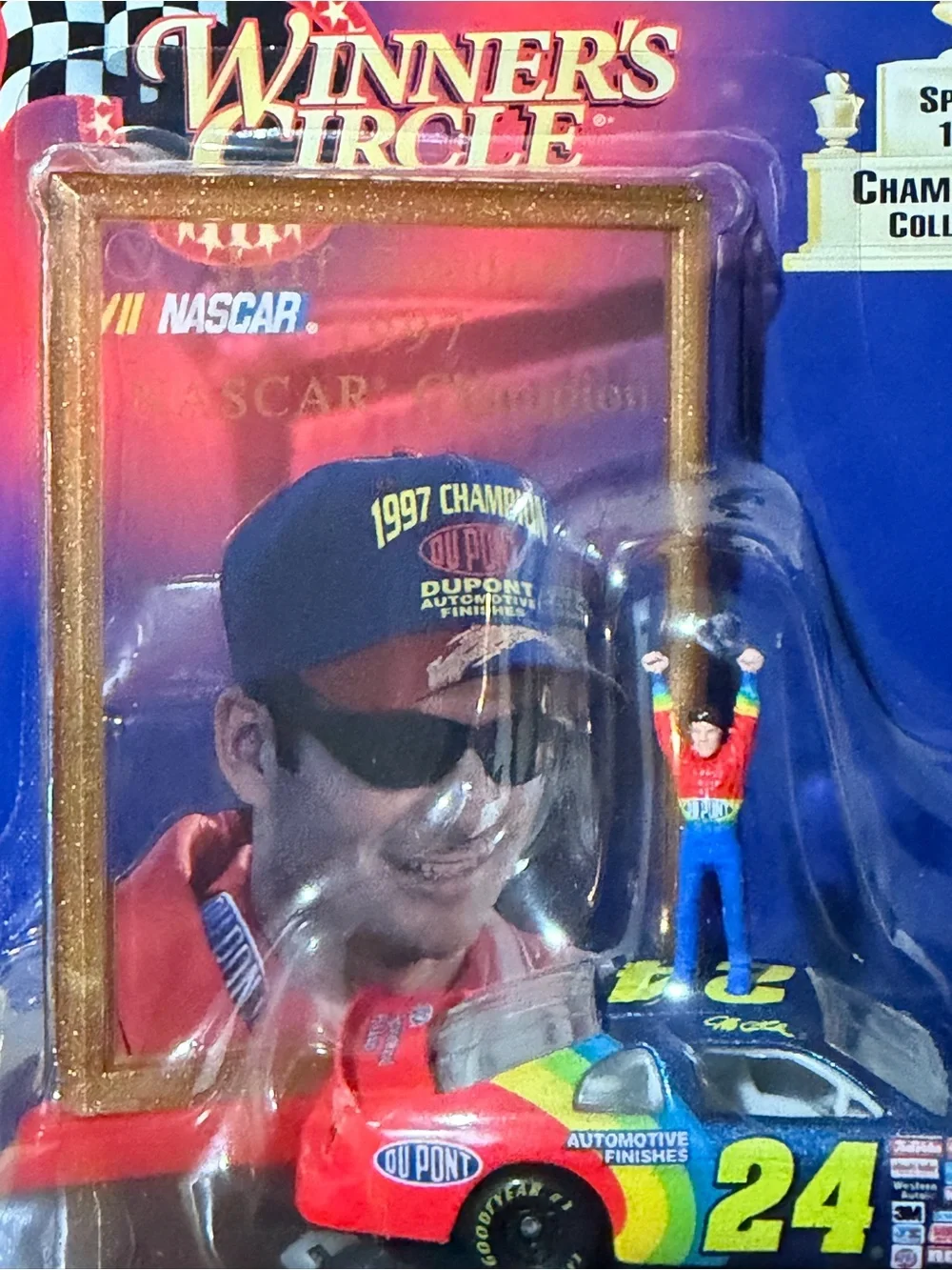 Nascar Jeff Gordon No.24 Rainbow & Red Die-Cast Championship Car